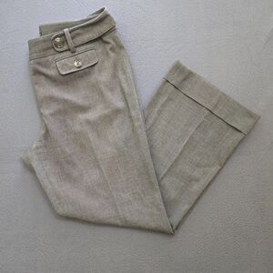 Ann Taylor Petite Women 10P Curvy Straight Leg Mid Rise Dress Pants